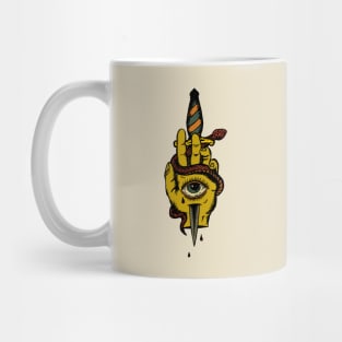 the hand Mug